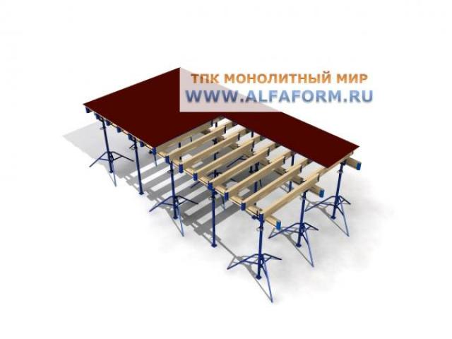 Аренда опалубки перекрытия (стойки, треноги, унивилки, балка, фанера) в Москве и Московской области, Москва