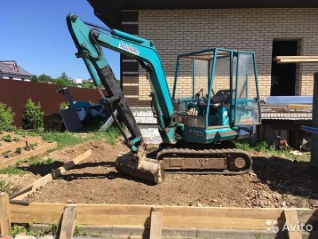 Услуги мини экскаватора на резино, Нижний Новгород