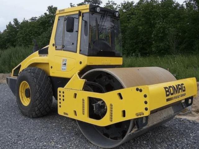 Аренда грунтового катка Bomag от 10 до 14 тонн, Санкт-Петербург