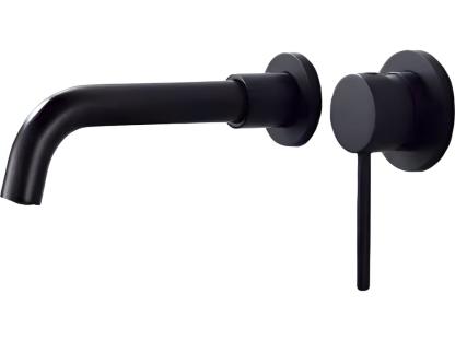 Смеситель для умывальника Orange Karl черный встраиваемый однорычажный