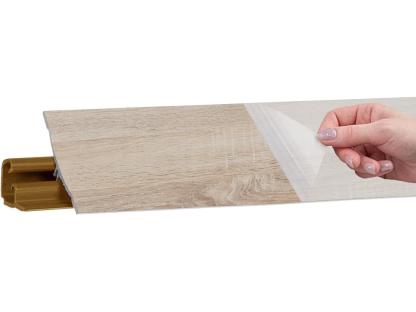 Плинтус KORNER LB 231(85) Дуб Канадский 3 метра для отделки интерьера