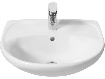 Раковина JIKA LYRA 55х45 см овальная санфарфор подвесная белая