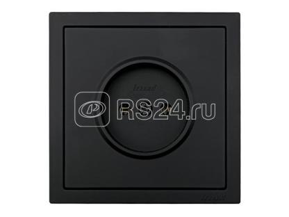 Розетка 1 местная безвинтная зима IP20 черный LEZARD 704-4288-121BQC