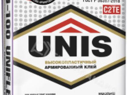 Клей плиточный UNIS Uniflex U-100 25 кг для стен и полов