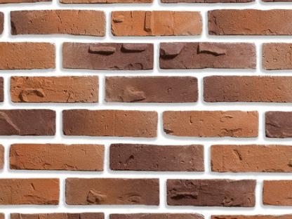 Кирпич декоративный KR Professional Клинкерный тычковый 39270 светло-коричневый