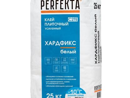 Клей плиточный усиленный Perfekta Хардфикс зимняя серия C2 T 25 кг для наружных и внутренних работ