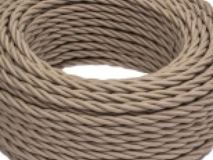 Кабель витой BIRONI 3х1,5мм 50м матовый капучино — надежный электрокабель для дома и офиса