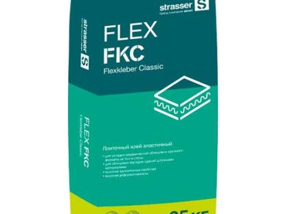 Клей плиточный улучшенный Strasser C2 TE 25 кг для внутренней и наружной укладки