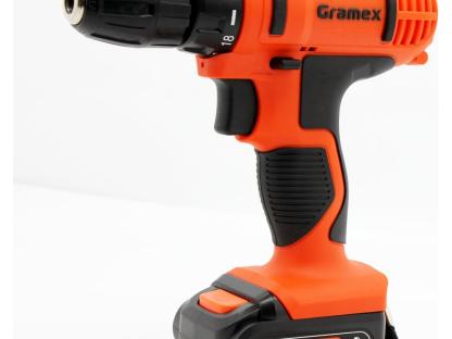 Дрель аккумуляторная Gramex HCD-12-1L с зарядным устройством и аккумулятором