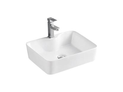 Раковина Azario накладная 480x370x130 мм AZ-2010 белая керамика современный стиль