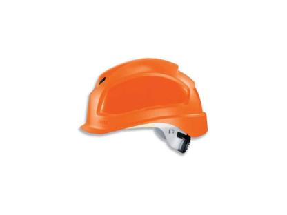 Каска Uvex Феос B-S-WR оранжевая с храповиком