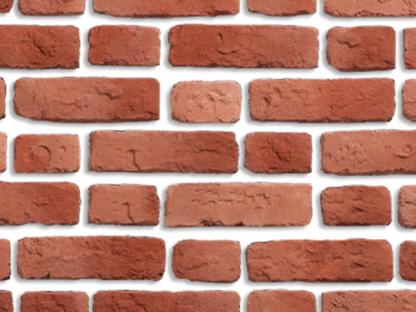 Кирпич декоративный Kamrock Античный кирпич 33890 тычковый красный
