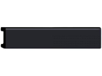 Плинтус напольный DECOMASTER D235-119 черный 80мм влагостойкий кабель канал