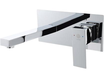 Смеситель для раковины Orange Lutz хром M04-722cr встраиваемый однорычажный