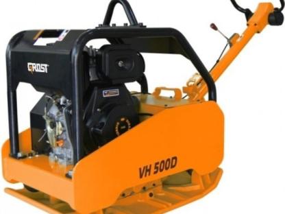 Виброплита GROST VH 500D реверсивная дизельная для грунта и щебня
