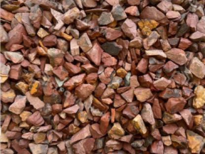 Декоративный щебень Яшма 20-40 мм 25 кг для ландшафтных и строительных работ