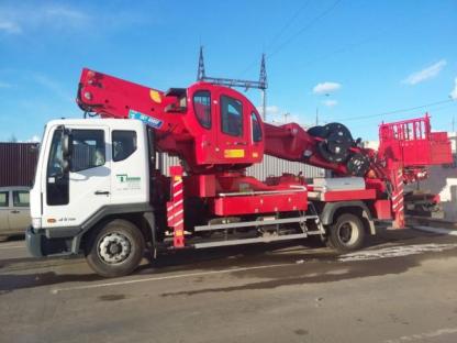 Аренда автовышки Hyundai - Телескоп 22 м., Санкт-Петербург