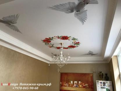 Художественные натяжные потолки-УФ фотопечать, Бахчисарай