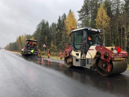 Асфальтирование дорога из асфальтной крошки, Новосибирск