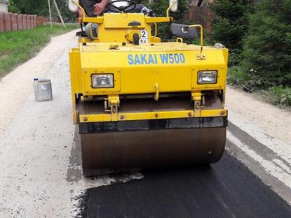 Асфалтирование дороги укладки крошка, Новосибирск