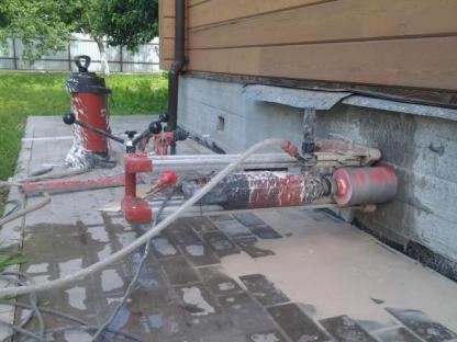 Алмазное бурение отверстий в бетоне, Серпухов