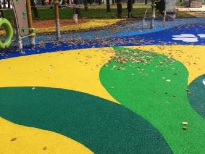 Бесшовное резиновое покрытие под ключ, Москва