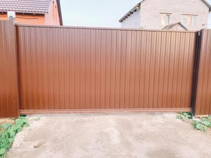 Откатные механические ворота под ключ, Электросталь