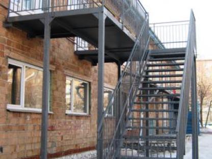 Металлоконструкции. Пожарные эвакуационные лестницы., Красноярск
