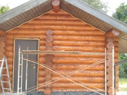 Шлифовка, покрас срубов, Минск