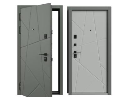 Стальная дверь А9 мдф с геометрическим узором, Москва