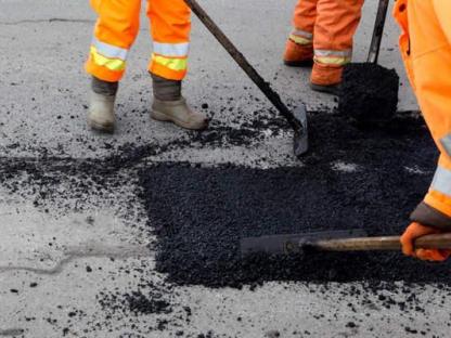 Ремонт дорог, ремонт асфальта, ямочный ремонт асфальта., Москва