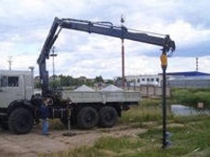 Бурение ям ямобурами газ 66, камаз, урал (услуги), Москва
