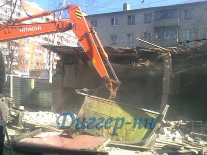 Демонтаж зданий, домов, сооружений, слом, снос.Вывоз мусора, снега., Нижний Новгород