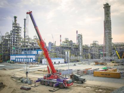 Аренда автокрана 400 тонн, Омск