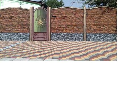 Кyпить еврозабор и тротуарную плитку в Луганскe DNF, Луганск