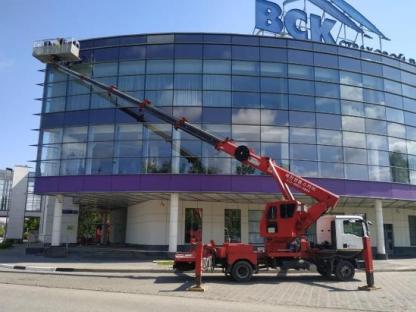 Аренда автовышки Hyundai - Телескоп 10 м на базе Isuzu, Hyundai, Mitsubishi, Санкт-Петербург