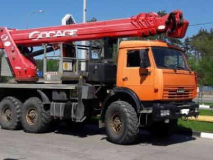 Аренда полноприводной автовышки вездехода 22, 24, 28 м, Санкт-Петербург