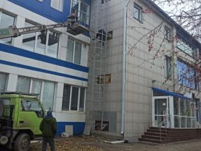 Пожарная лестница наружная вертикальная металлическая, Красноярск