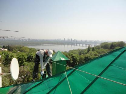 Покраска крыши дома, Новосибирск