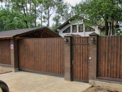 Ворота откатные "Под ключ", Воскресенск